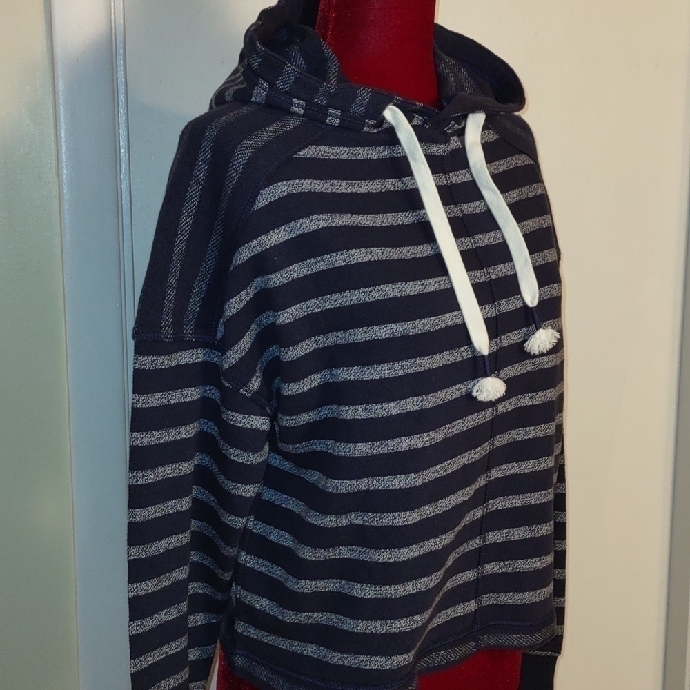 Nautica Navy Seas Summer Hooded Beach Jacket Size: Extra Small. NWT - Picture 3 of 9